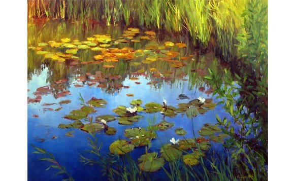 Eaux paisibles, 36x48