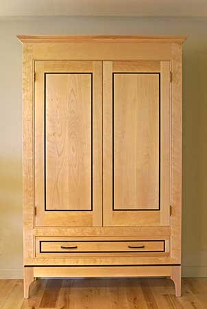 Armoire d'angle contemporaine Johane